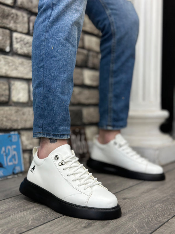 Men's Sneakers High Sole White KF0331