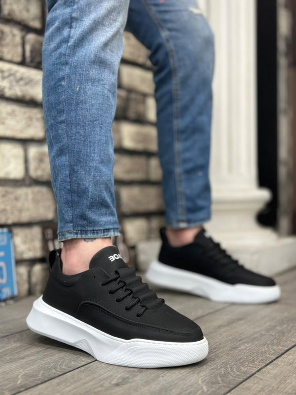 Men's Sneakers High Sole Black KF0332