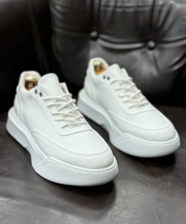 Men's Sneakers High Sole White KF0354