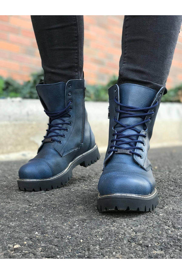 Men's Boots Navy Blue KF009