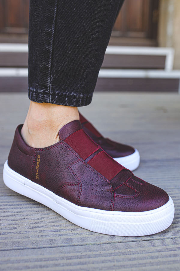 Men's Sneakers & Sports Shoes Burgundy KF033