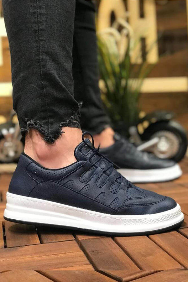 Men's Sneakers & Sports Shoes Navy Blue KF040