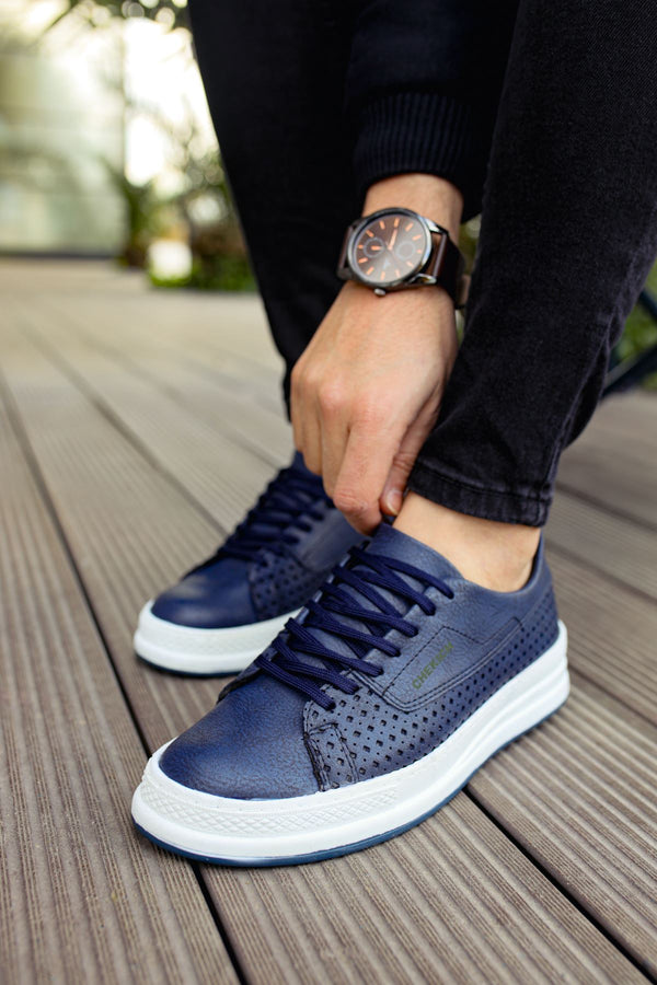 Men's Sneakers & Sports Shoes Navy Blue KF043