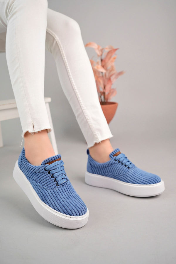 Women's Casual Daily Shoes Blue KF173