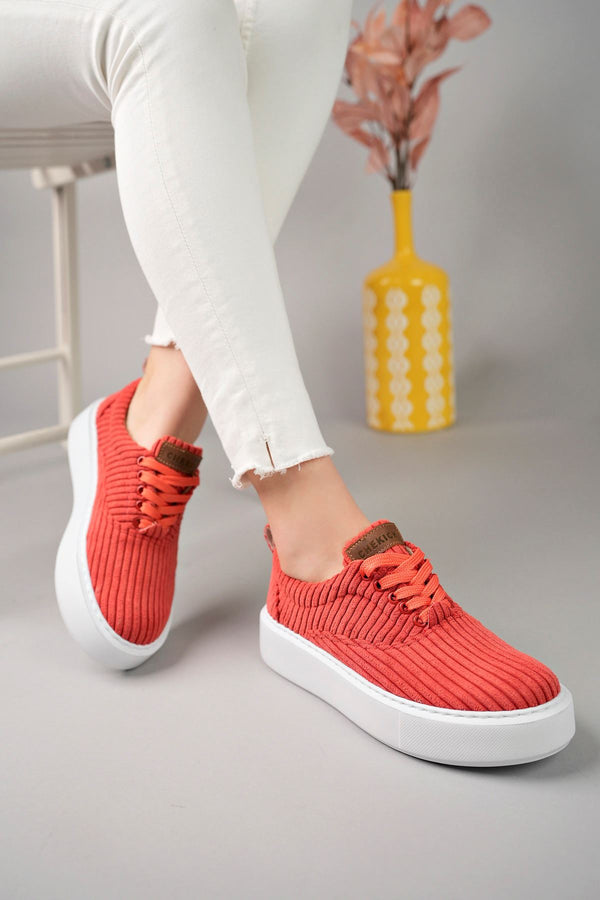 Women's Casual Daily Shoes Red KF173