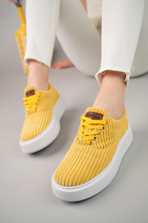 Women's Casual Daily Shoes Yellow KF173