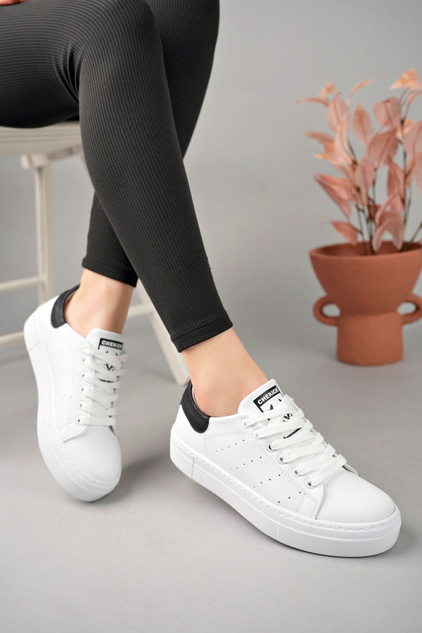 Men's Sneakers & Sports Shoes Tennis White Black KF983