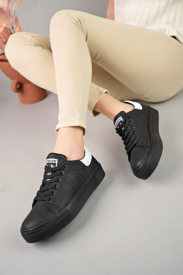 Men's Sneakers & Sports Shoes Tennis Black White KF983