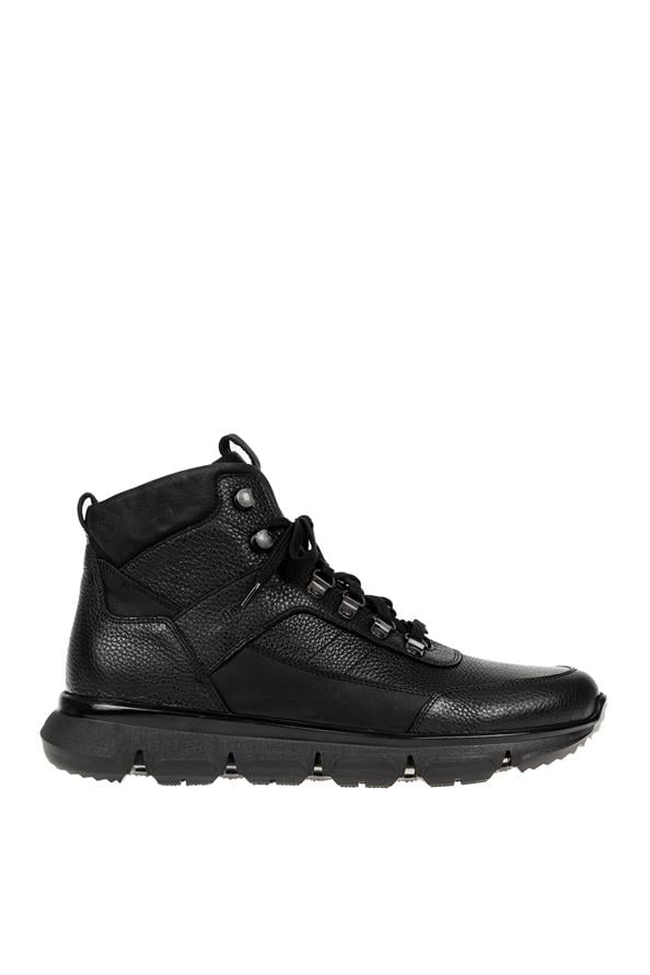 Men's Boots - Premium Genuine Leather - Black KF229702