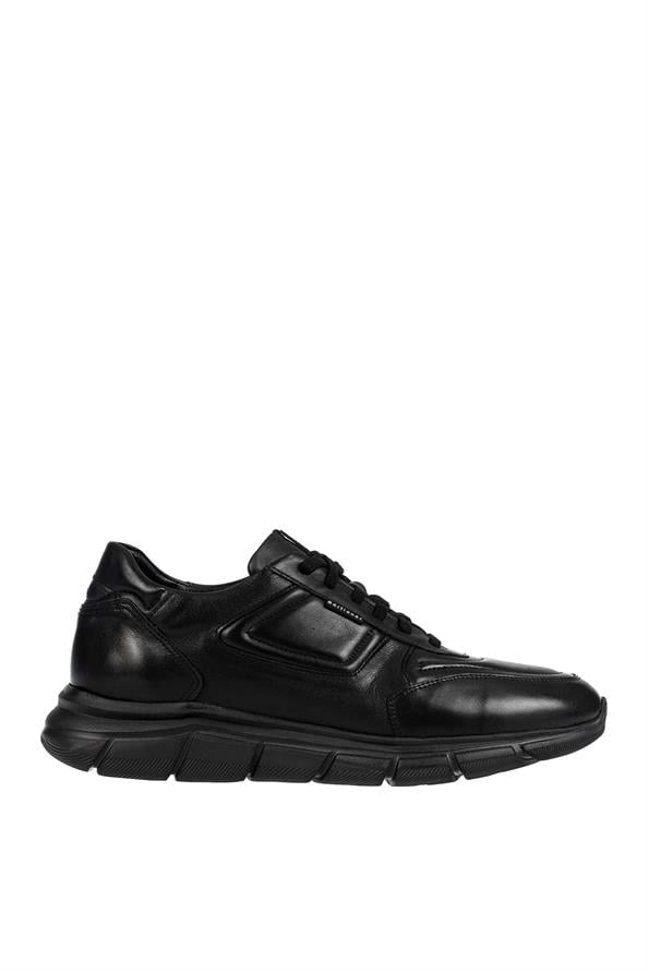 Men's Casual Daily Comfort Shoes - Premium Genuine Leather - Black KF372002