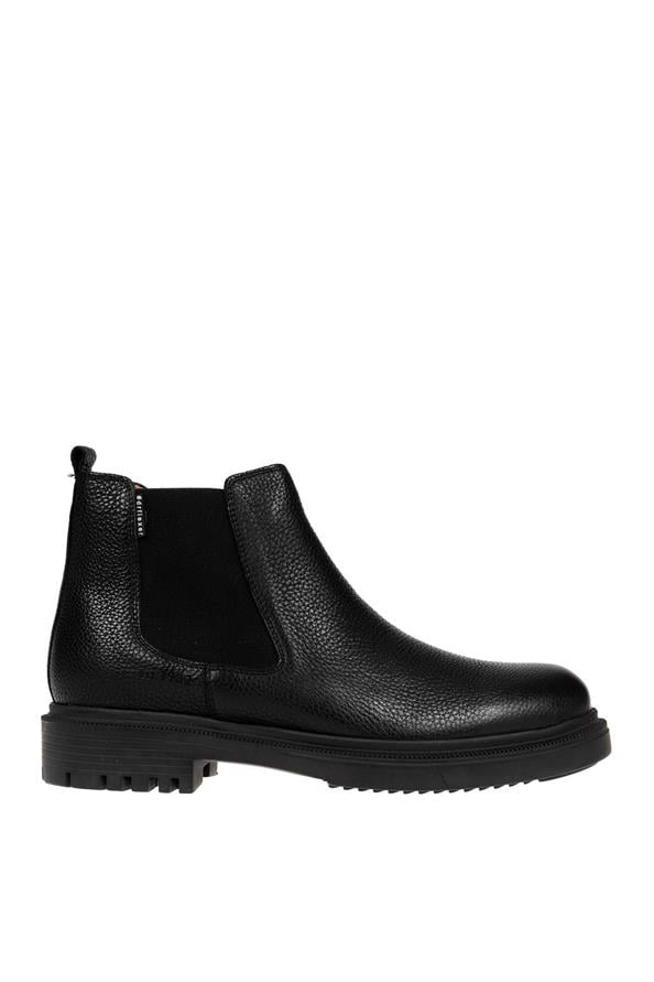 Men's Boots - Premium Genuine Leather - Black KF399002