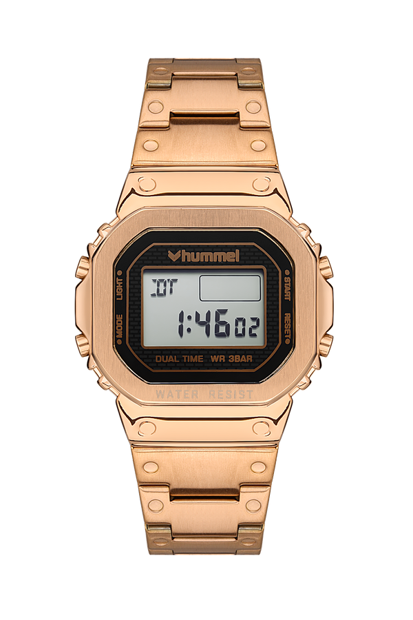 Hummel Men Women Sport Wristwatch Rose Gold Hm-2003Md-4