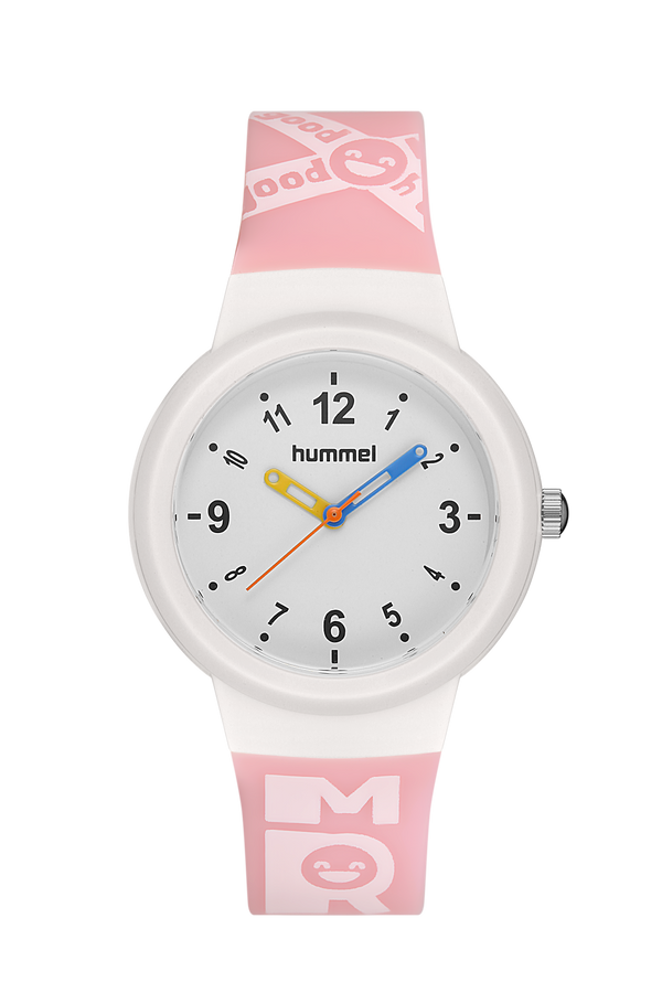 Hummel Girl's Wristwatch White Pink Hm-1008La-3