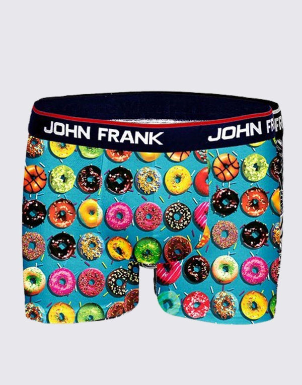 Jf- Digital Men's Boxer - Donuts Blue