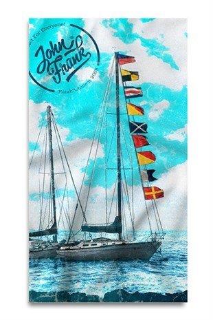 Jf Sailing Beach Towel