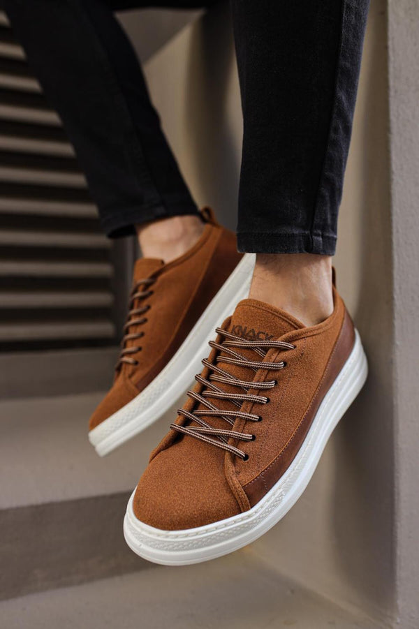 Men's Sneakers Shoe 010 Tan Suede