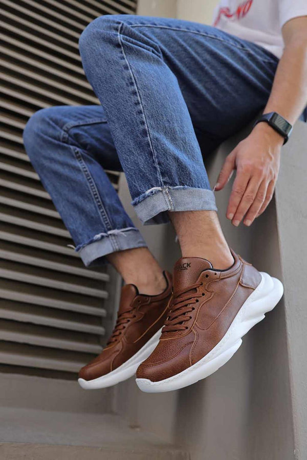 Men's Sneakers Shoes 065 Tan