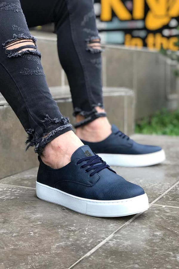 Original Design Men's Navy Blue Casual Sneaker Sports Shoes