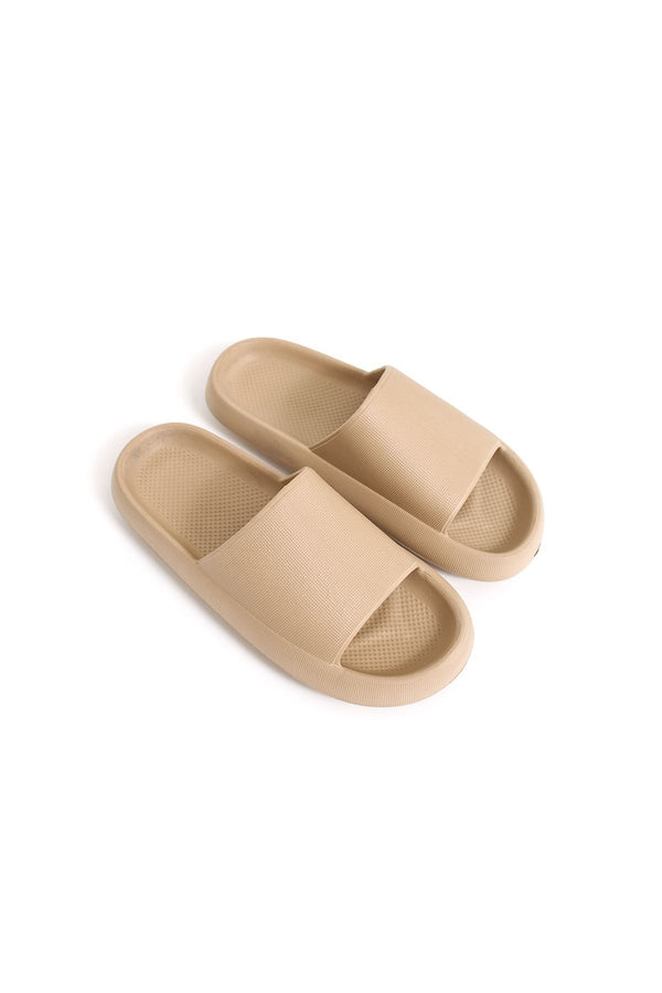 Polyurethane Women's Slippers Beige