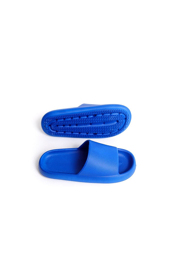 Polyurethane Women's Slippers Blue