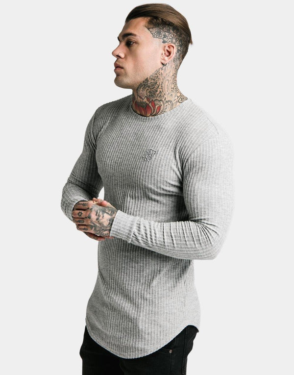 Kifalo Brushed Knit Jumper - Classic Gray Elegance