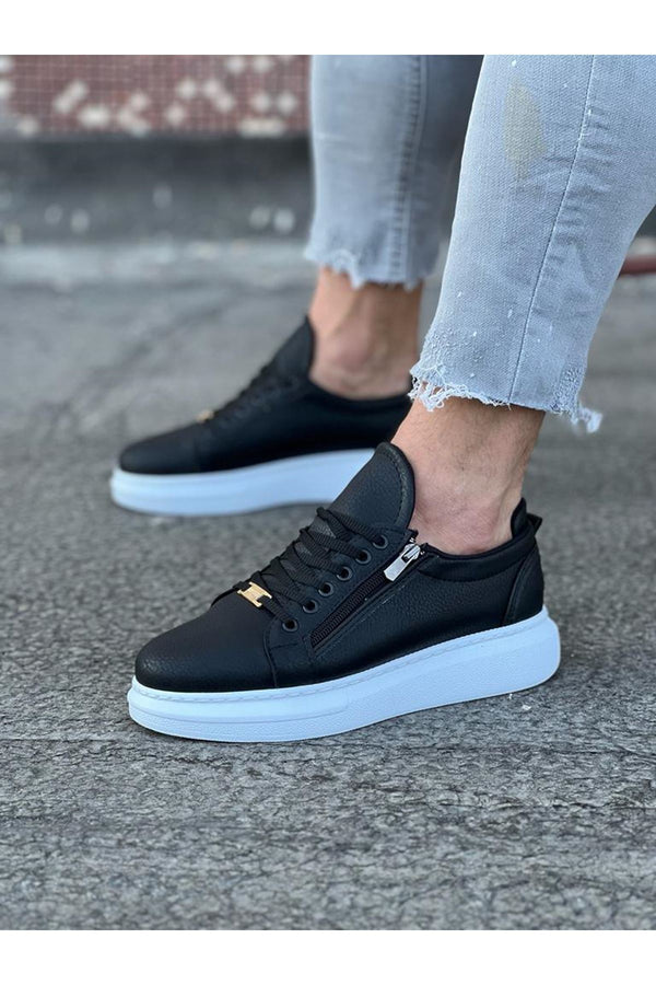 Wg504 Black Men's Casual Shoes Sneakers