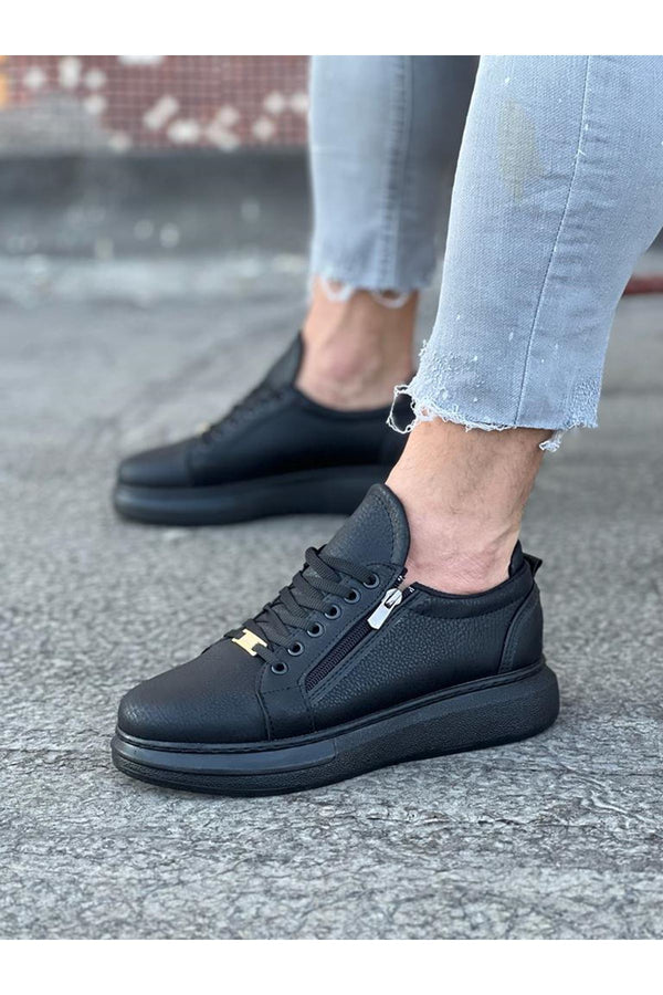 Wg504 Black Men's Casual Shoes Sneakers