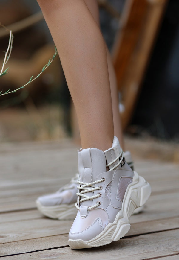 Women's Nolli Skin Laced Sneakers Boots