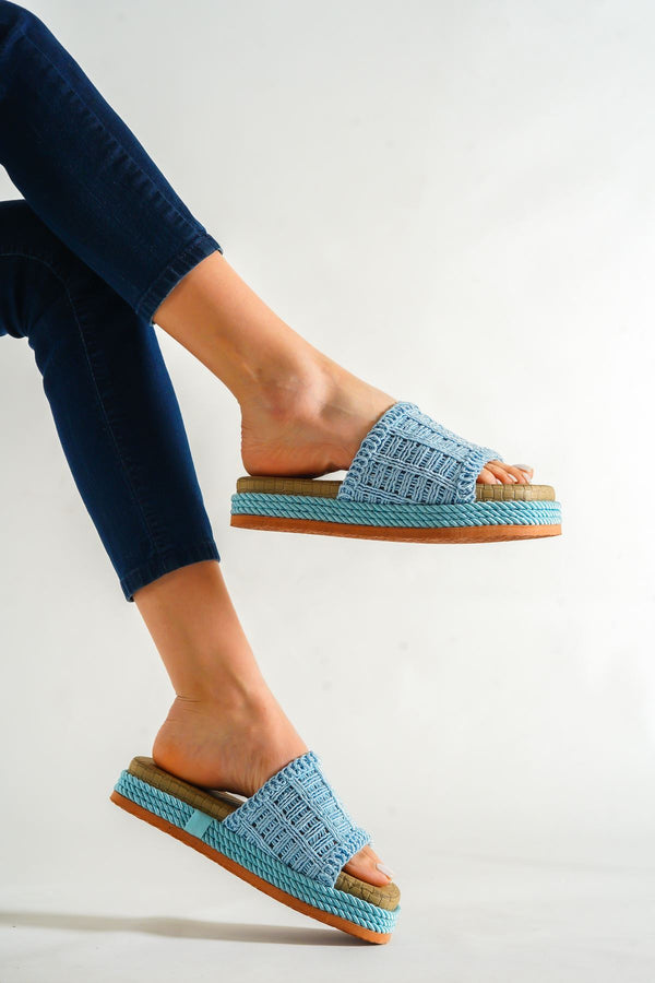 Women's Tokyo Baby Blue Slippers