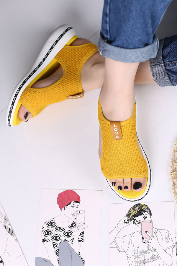 Women's Verşan Yellow Sneakers